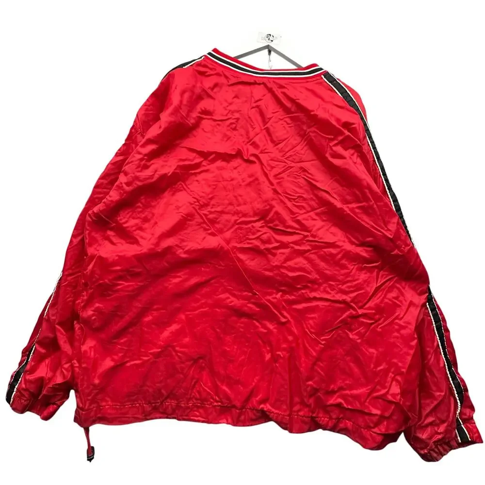 Vintage Steve & Barry's Ohio State Buckeyes Nylon Pullover Mens XXL Red Logo - Picture 10 of 12
